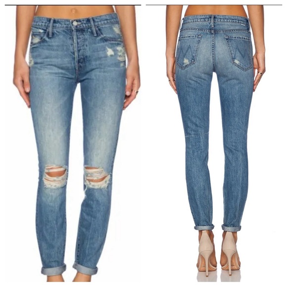 Candice x Mother The Stunner in Hijacking The Runway Jeans - Picture 2 of 13